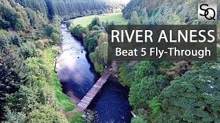 Beat 5 FlyThro River Alness Salmon Fishing Scotland [upl. by Nnarefinnej]