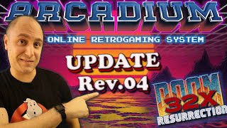 🔎 ARCADIUM 20 UPDATE Rev04 🔥 DOOM MultiPlayer  OFICIAL ARCADIUM LaNaveRETRO  SFC FCB [upl. by Yevol]