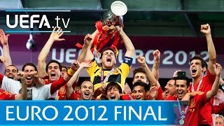 Spain v Italy UEFA EURO 2012 final highlights [upl. by Hametaf339]