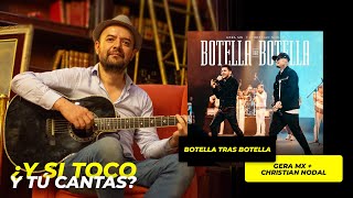 Botella tras botellaChristian Nodal y Gera MX karaoke acustico foryou parati christiannodal [upl. by Aikrahs]