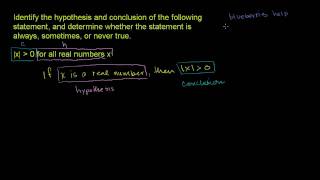 Understanding Logical Statements 1 [upl. by Engelhart297]