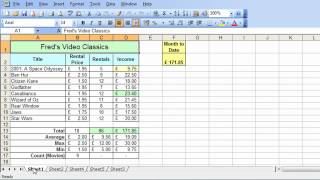 Microsoft Excel Tutorial for Beginners 31  Worksheets Pt1  Multiple Worksheets [upl. by Efi]