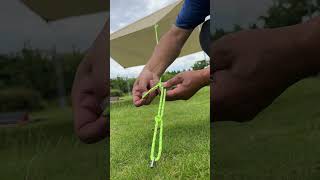 The NEW Camping Knot 🏕️  Simple but Works Great knottying [upl. by Nitsyrc827]