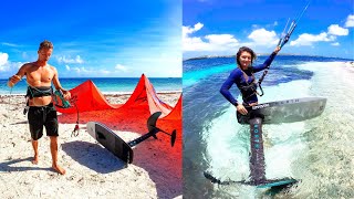 Kitesurfing Hydrofoil Freedom VLOG 105 [upl. by Borg]