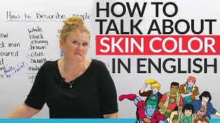 How to talk about skin color in English [upl. by Heng]