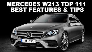 MERCEDES W213 Top 111 USEFUL TIPS amp FEATURES  111 TIPS Mercedes W213 that YOU Might Not Know About [upl. by Lynsey]