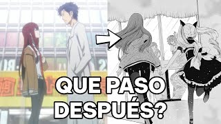 Que sucedió después del reencuentro de Kurisu y Okabe  SteinsGate Aishin Meizu no Babel  JOSGATE [upl. by Clift]