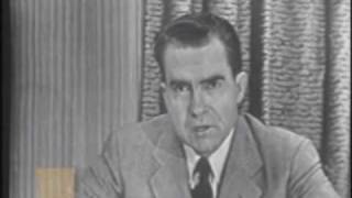 Richard Nixon  quotCheckersquot Speech [upl. by Neirda]