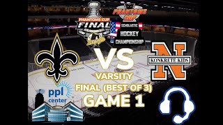 Lehigh Valley Saints vs Northampton Konkrete Kids LVSHL Phantoms Cup Varsity Final Game 1 3724 [upl. by Hunfredo]