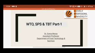 ELearning short videos  The SPS Agreement [upl. by Dennie]