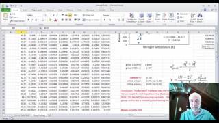 Lecture25 Data2Decision Testing Heteroscedasticity in Excel and R [upl. by Nnilsia977]