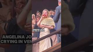 ANGELINA JOLIE IN TEARS AFTER WATCHING HER MOVIE MARIA IN VENICE 10 MINUTES STANDING OVATION [upl. by Niwroc]