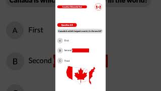 Guess the Answer Canadian citizenship test  Part 1 shorts [upl. by Mraz862]