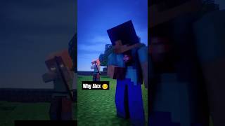 Why Alex 😔🥀  Hindi  shorts minecraft [upl. by Acinad770]