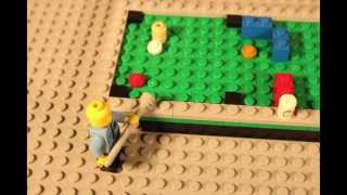 LEGO Pool Game Trickshots Billiard [upl. by Lekzehcey67]