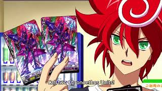 Cardfight Vanguard G Chrono vs Aichi [upl. by Concoff]