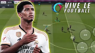 JOGANDO O JOGO MOBILE MAIS COMPLETO PARA ANDROID VIVE LE FOOTBALL REAL MADRID X MILAN 😍 [upl. by Ylrae]