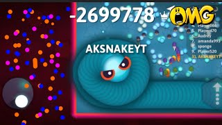 OMG 😱SNAKE IO 🐍NEW EVENT  I FEED CUTE NOOBS IN SNAKE IO🐍  EPIC SNAKE IO GAMEPLAY [upl. by Anide]