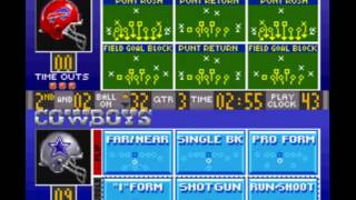 Madden NFL 94 SNES SuperBowl XXVIII Dallas Cowboys vs Buffalo Bills [upl. by Hacissej]