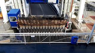 Onboard Calais Seaways preparing to leave Dover 9th Sep 2017 [upl. by Bradski]