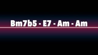 Slow 251 Jazz Bass Backing Track Am [upl. by Elletsyrc]