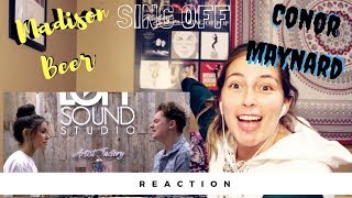 ZAYN  Dusk Till Dawn ft Sia SING OFF vs Madison Beer Conor Maynard REACTION [upl. by Elahcar]