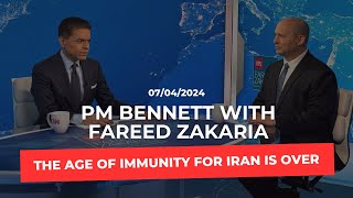 Fmr Prime Minister Bennett with Fareed Zakaria on Gaza war [upl. by Alysia]