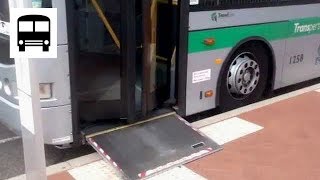 Automated Wheelchair Ramp  MercedesBenz OC500LE CNG 123m [upl. by Assili]