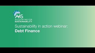 Sustainability In Action Debt Finance [upl. by Martijn]