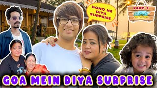 Goa Mein Diya Surprise🤩 souravjoshivlogs7028 PART 1  Bharti Singh  Haarsh Limbachiyaa  Golla [upl. by Adama]