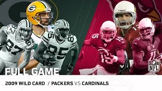 2009 NFC Wild Card Packers vs Cardinals  quotMost Points Scored in Playoff Historyquot  NFL Full Game [upl. by Conlon]