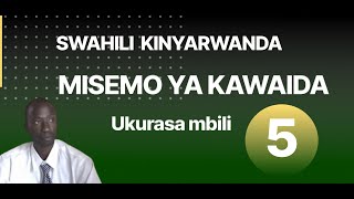 Kwiga  Kujifunza SWAHILI KINYARWANDA 5  Interuro z ingenzi  Misemo ya kawaida [upl. by Monte158]