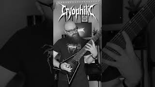 Cryophilic Riffs on the Ormsby Headless Metal V GTR 8 String [upl. by Ecirpak]