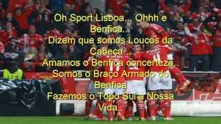 Canticos do benfica com letra [upl. by Goodrow374]