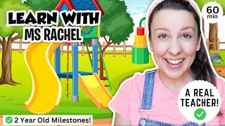 Toddler Learning Video with Ms Rachel  2 Year Old Milestones Speech amp Social Skills for Toddlers [upl. by Allbee856]