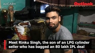 Meet Rinku Singh the son of an LPG cylinder seller who has bagged an 80 lakh IPL deal [upl. by Akemehs310]