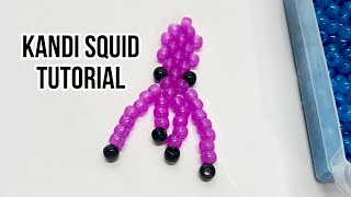 Kandi Squid Tutorial  TikTok Kandi Tutorials [upl. by Ellennej]