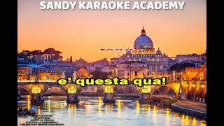 KARAOKE ARRIVEDERCI ROMA RENATO RASCEL versione garota demo [upl. by Sibby]