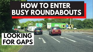 How to enter a busy roundabout safely [upl. by Dever887]