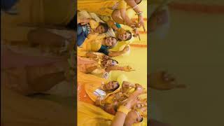 Wedding Haldi Ceremony Cinematic Hinghlight  Gujrati weddingwedding gujarat shorts haldifuny [upl. by Meli]