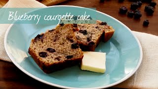 Blueberry courgette cake  Video recipe [upl. by Bobseine]