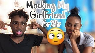 Mocking My Girlfriend For 24hrs WENT WRONG🤯😡 [upl. by Arikat]