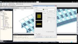 midas Civil Video Tutorial 5 Cross Beams amp Grouping [upl. by Sokul]