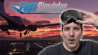 How Good Is Microsoft Flight Simulator on Apple Vision Pro [upl. by Ahsotal]