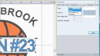 Floriani Lettering Pro  Editing Using the Properties Tab [upl. by Sarson]