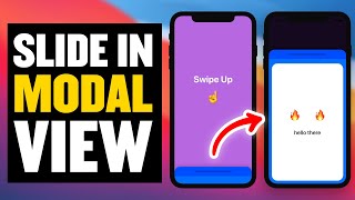 SwiftUI Modal Popup Easy way to Present a Modal View SwiftUI 20 Tutorial [upl. by Cousins]