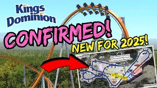 Kings Dominion To Open MASSIVE New BampM Wing Coaster In 2025 [upl. by Bidget]