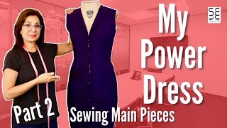 🌹 cutting and sewing dress this way is easy  sewing beautiful and cool summer dresses [upl. by Girardi]