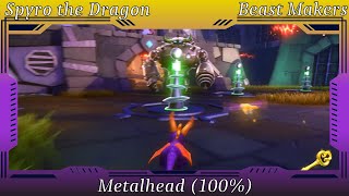 Spyro the Dragon Reignited  Beast Makers Metalhead 100 [upl. by Ahsinra]