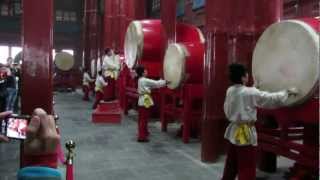 Drum Performance at Beijing Drum Tower [upl. by Ynar]